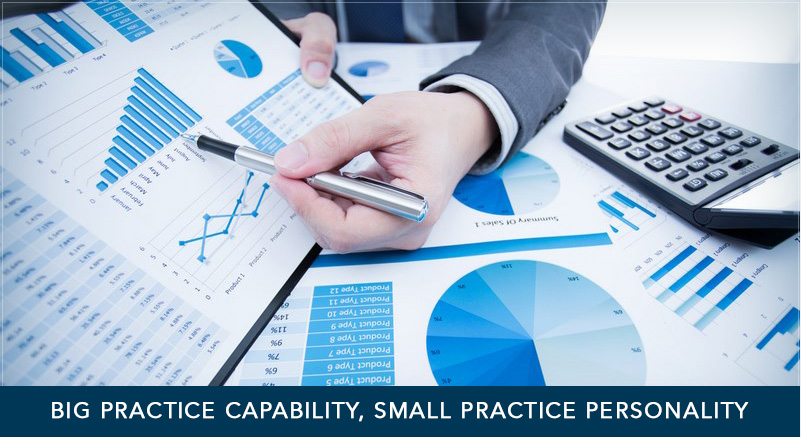 Big practice capability, small practice personality